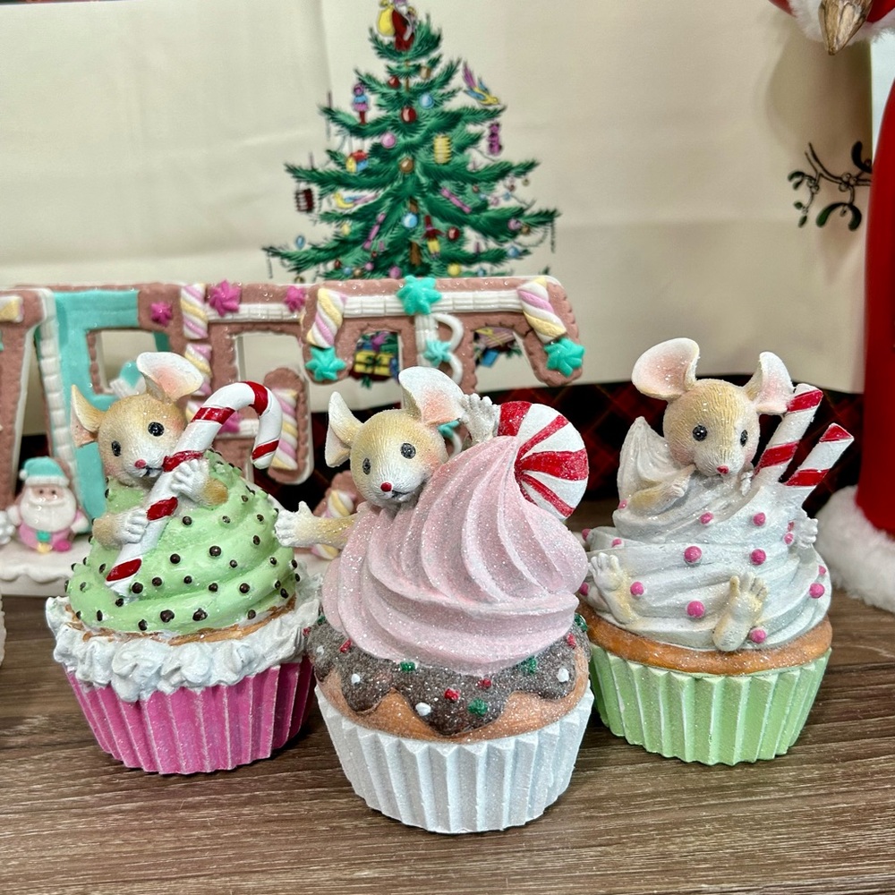 Cupcake mouse set/3 - Picture 3 of 3